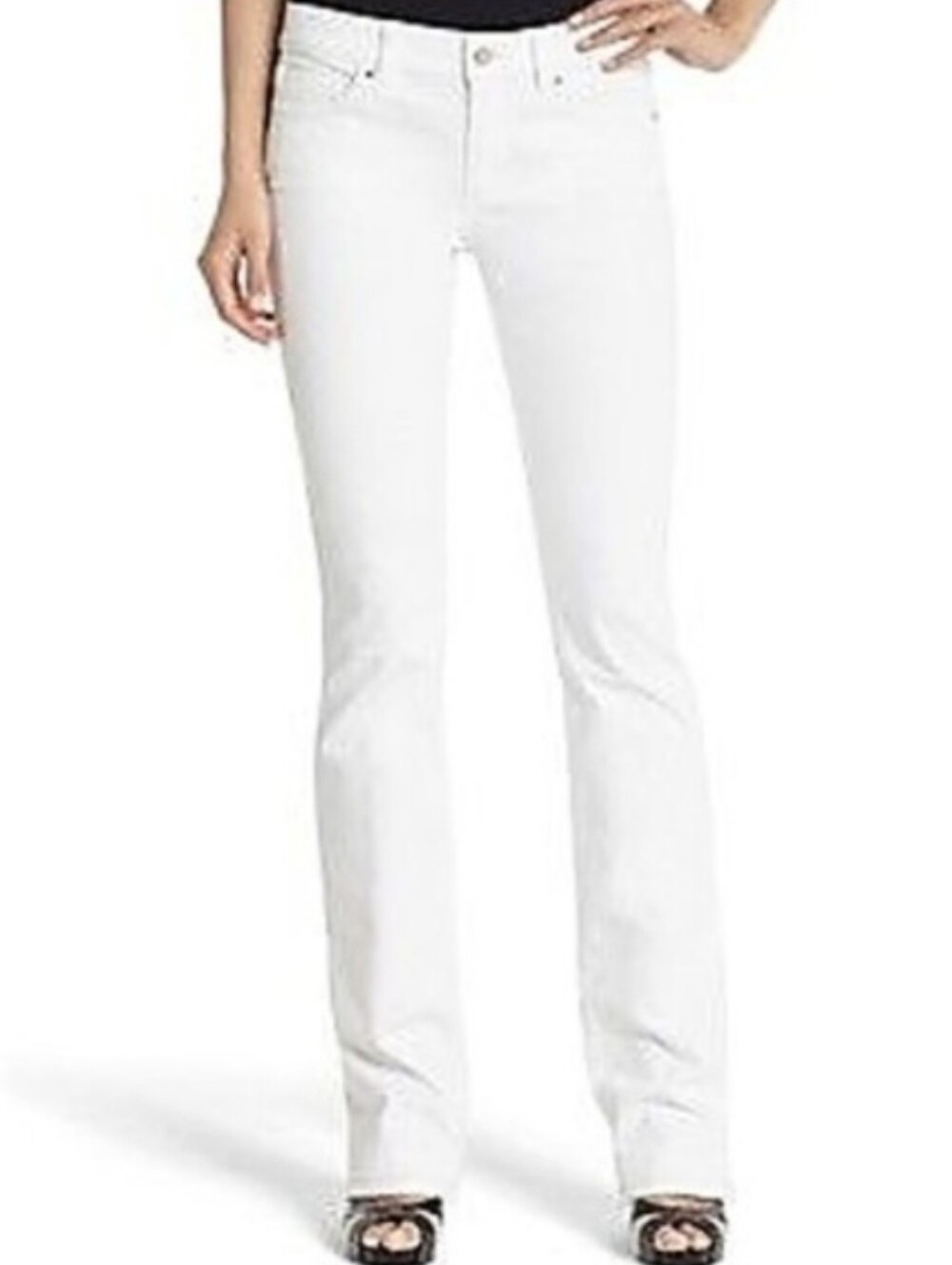 White House Black Market Blanc Boot Leg Jeans - Size 00S (Short)